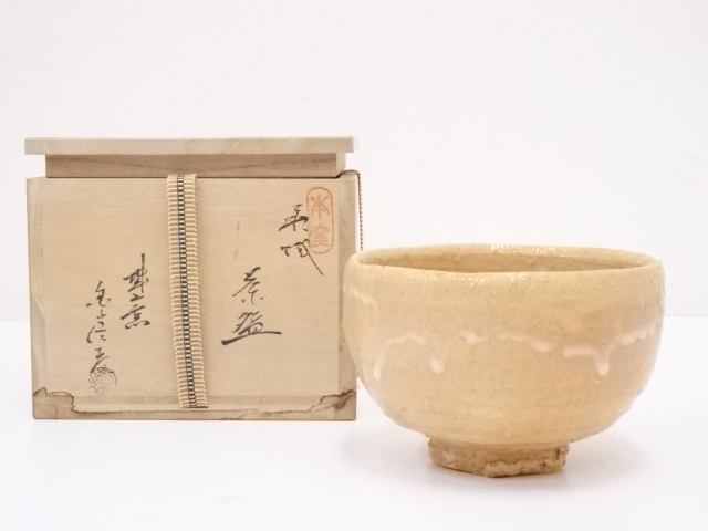 JAPANESE TEA CEREMONY / HAGI WARE TEA BOWL CHAWAN /